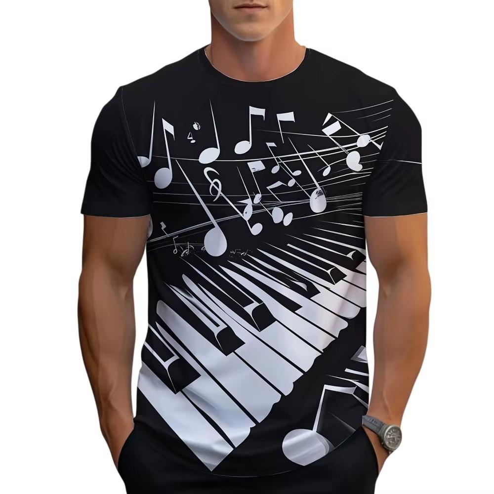 

Men s Casual Sport 3D Print Pattern T-shirt XL