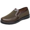 Old North Cloth Shoes In the Elderly Men's Single Shoes Spring and Autumn Non-slip Casual Shoes Dad Shoes Soft Sole Breathable Elderly Shoes