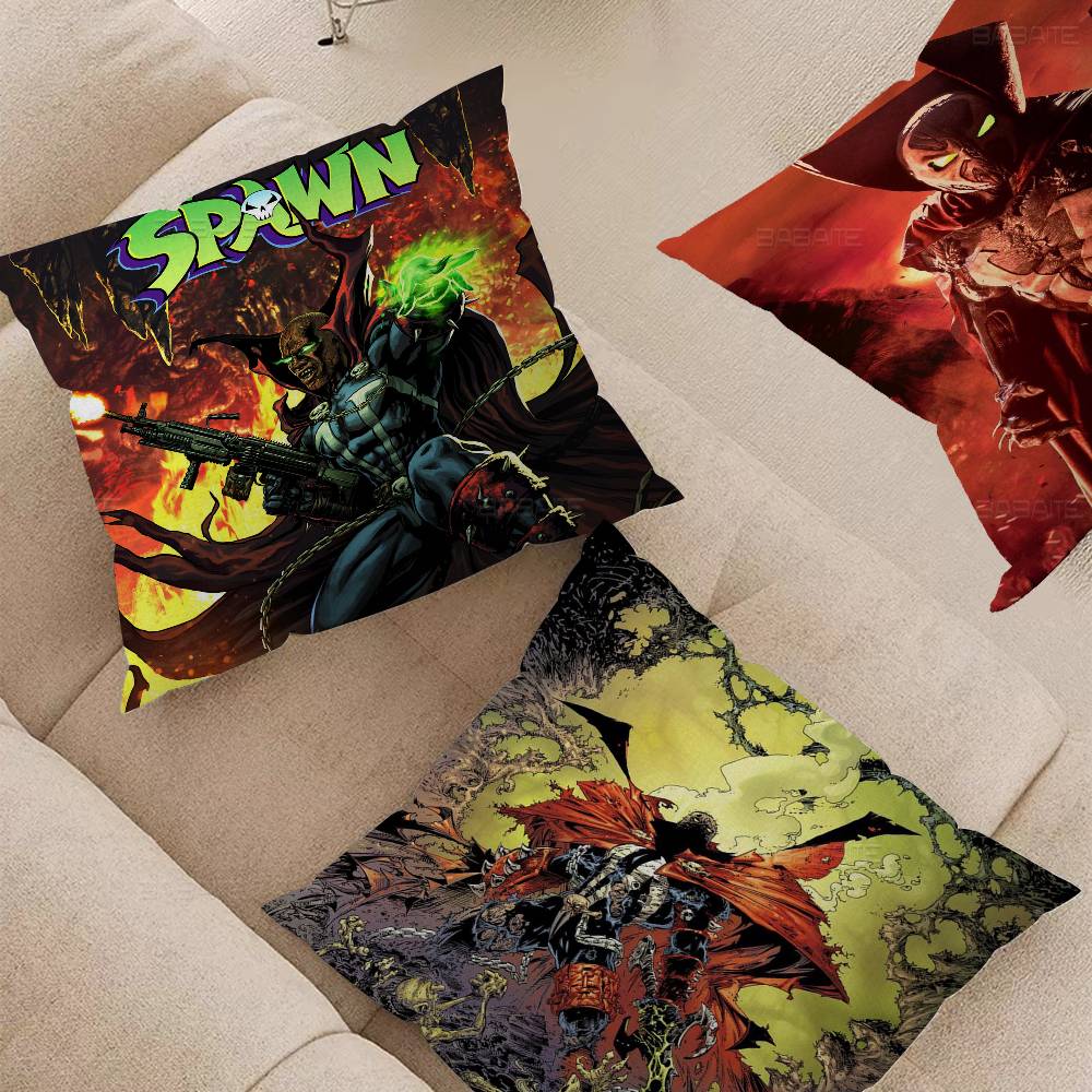 Supernatural Horror Film S-Spawn Cushion Cover Pillow Cover Decor Pillowcase Printed Cushion Case For Couch