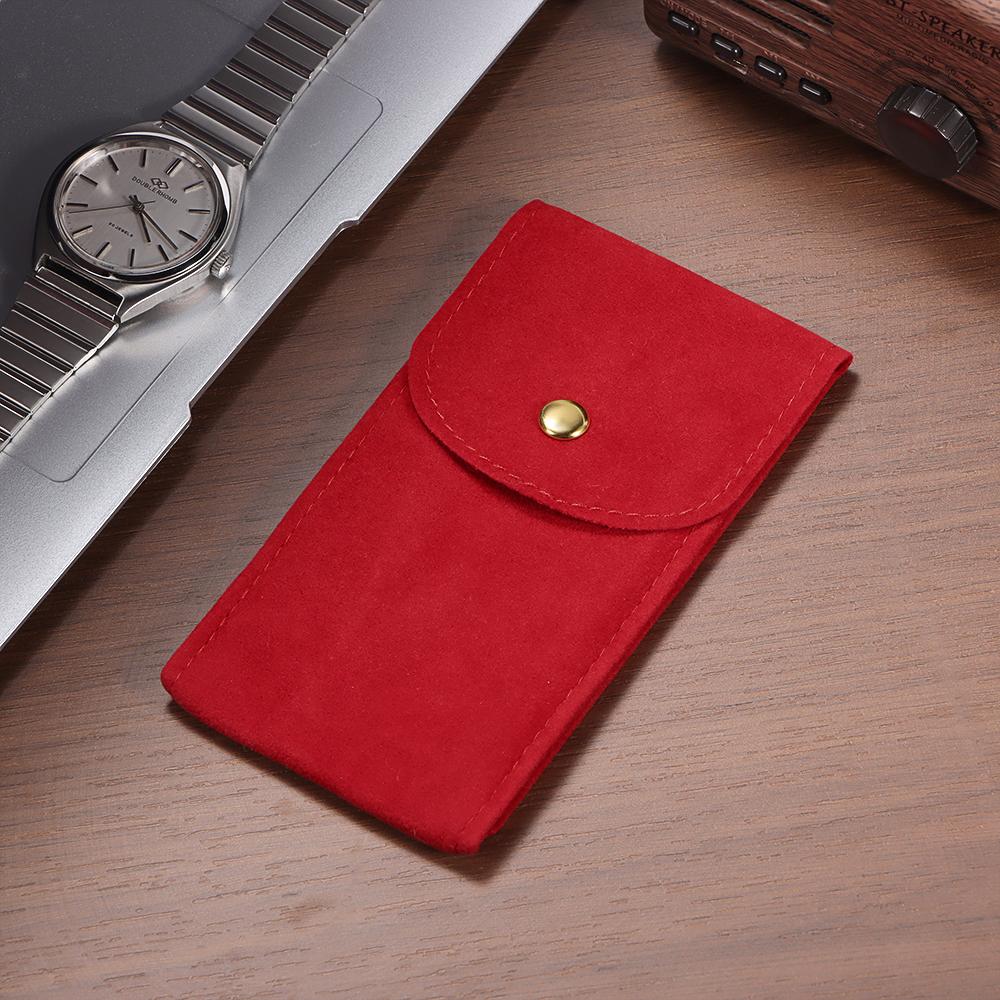 Velvet Watch Bag Green Blue Black Flannelette Gift Bag Travel Storage Case Durable Portable Watch Dust Protection Case Green Red