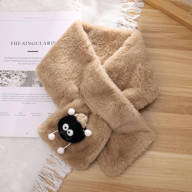 Soft Fleece Winter Scarf Men Women Warm Breathable Stylish Plain Printed Neck Wrap In Multiple Colors