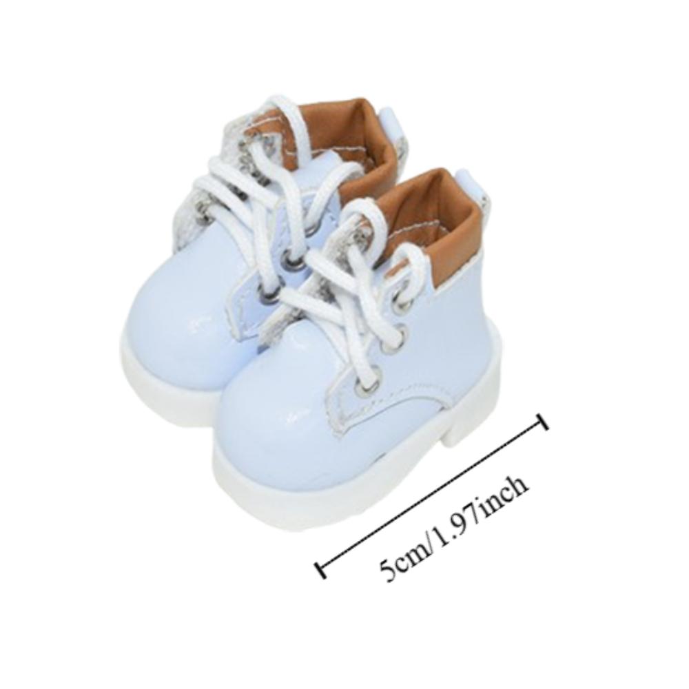 1 pair PU Leather 1/6 BJD Shoe Fashion Mini Boot Toy Shoes 30cm Doll Shoes Boots  Baby Accessories