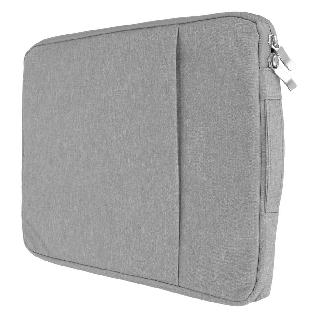 Laptop Sleeve 15.6in 39x29x2cm Double Layer Design Polyester Laptop Carrying Case for OS Laptop Pro for HP for DellGrey