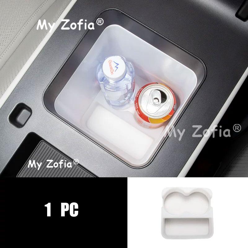 For BYD Ti7 Leopard Titanium 7 2025 2026 Car Armrest Refrigerator Storage Tray Center Console Lower Layer Organizer Accessories