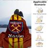 Custom Name West Ham Crests Pattern Blanket Lightweight Ideal Bedding Blanket Perfect for Travel, Camping, Living Rooms, Sofas, Christmas gift