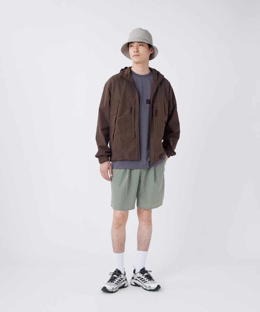 Snow Peak Insect Shield Jacket Outer Jacket for Men and Size L JK-26SU013 Women, Brown,
