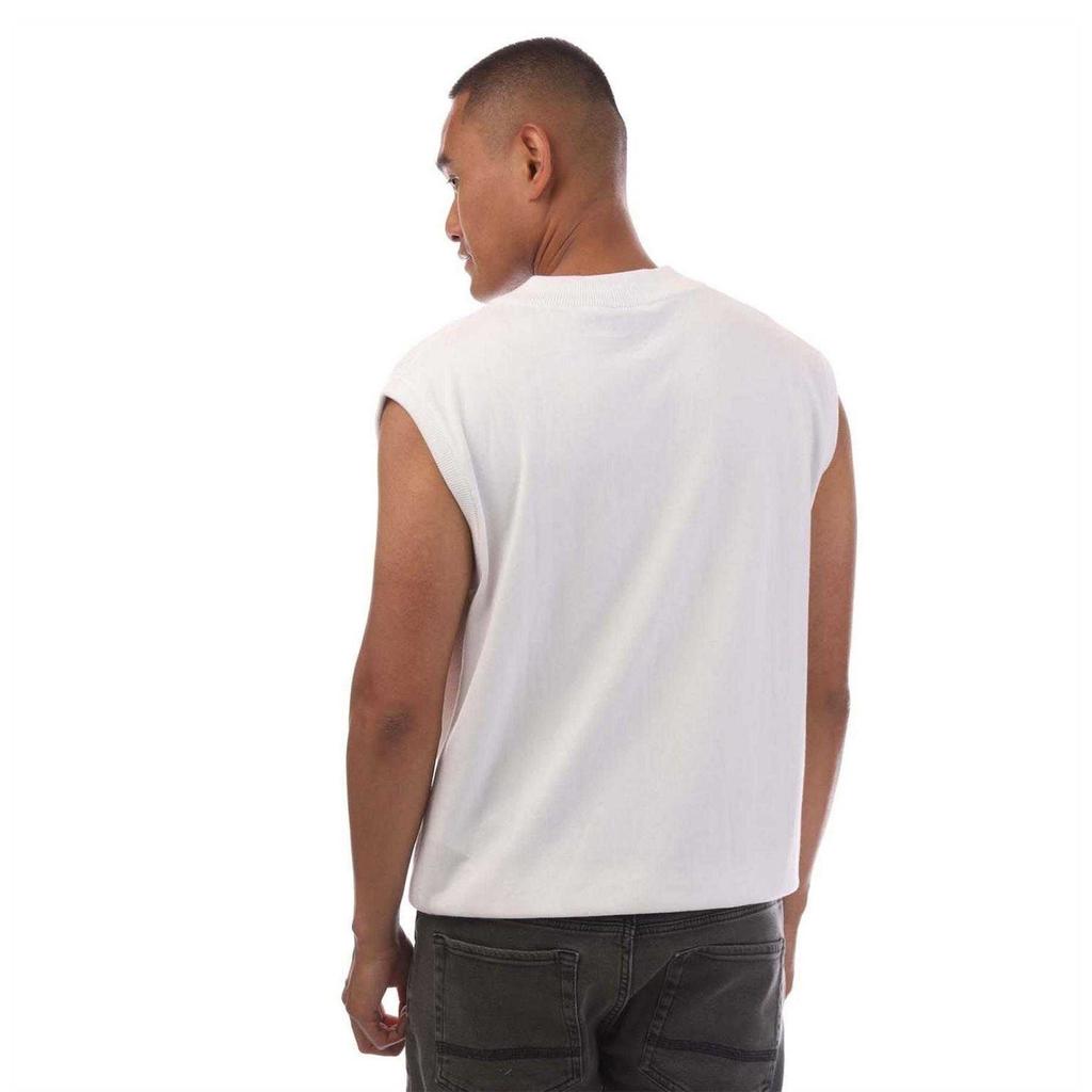 Boss Mens Knitted Relaxed Fit Sweater Vest