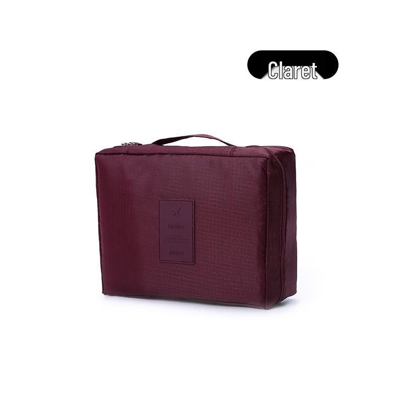 Korean Style Waterproof Nylon Toiletry and Makeup Travel Bag