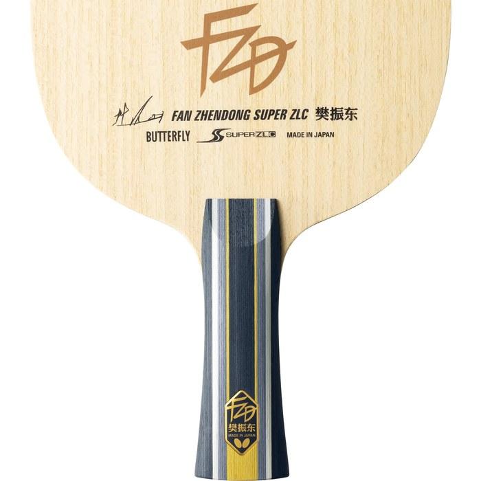 Butterfly Table Tennis Racket Fan Zhendong SUPER ZLC-FL, Offensive Shakehand, 37251, 157x150mm (Regular), FL (Flare)