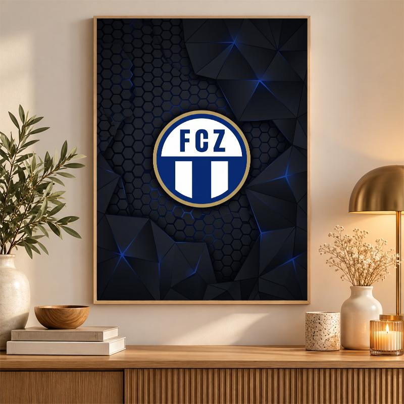 FC Zürich Diamond Painting Kit 5D Full Drill DIY Diamond Mosaic Wall Art Home Decor
