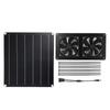 Ventilation Fan for Pet Cages 2*3W High Efficiency DC 12V Solar Panel with 3 Meter On Off Cable