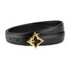 Belt Women's Genuine Leather Korean Version Douyin Belt Women's Young People Cowhide Belt