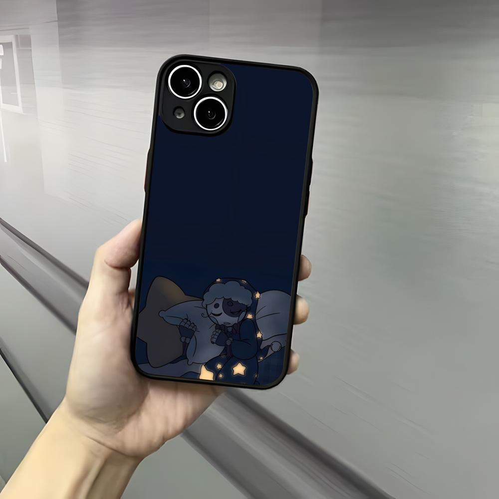 D-Dandys World Astro Phone Case For Iphone 17 16 15 14 13 12 Pro Max Xr Air Plus Skin Feel Black Hard Shell Cover iPhone 15 Plus