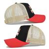 Letter Mesh Breathable Hat Women Men Embroidery Blocking Baseball Cap Sunshade Outdoor Sports Cycling Travel Sun Hat Dad Hat