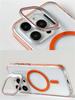 Transparent Bumper Magnetic Case For iPhone 17 17Air 16 15 14 Plus 13 12 Pro Max Magsafe Wireless Charge Metal Lens Holder Cover