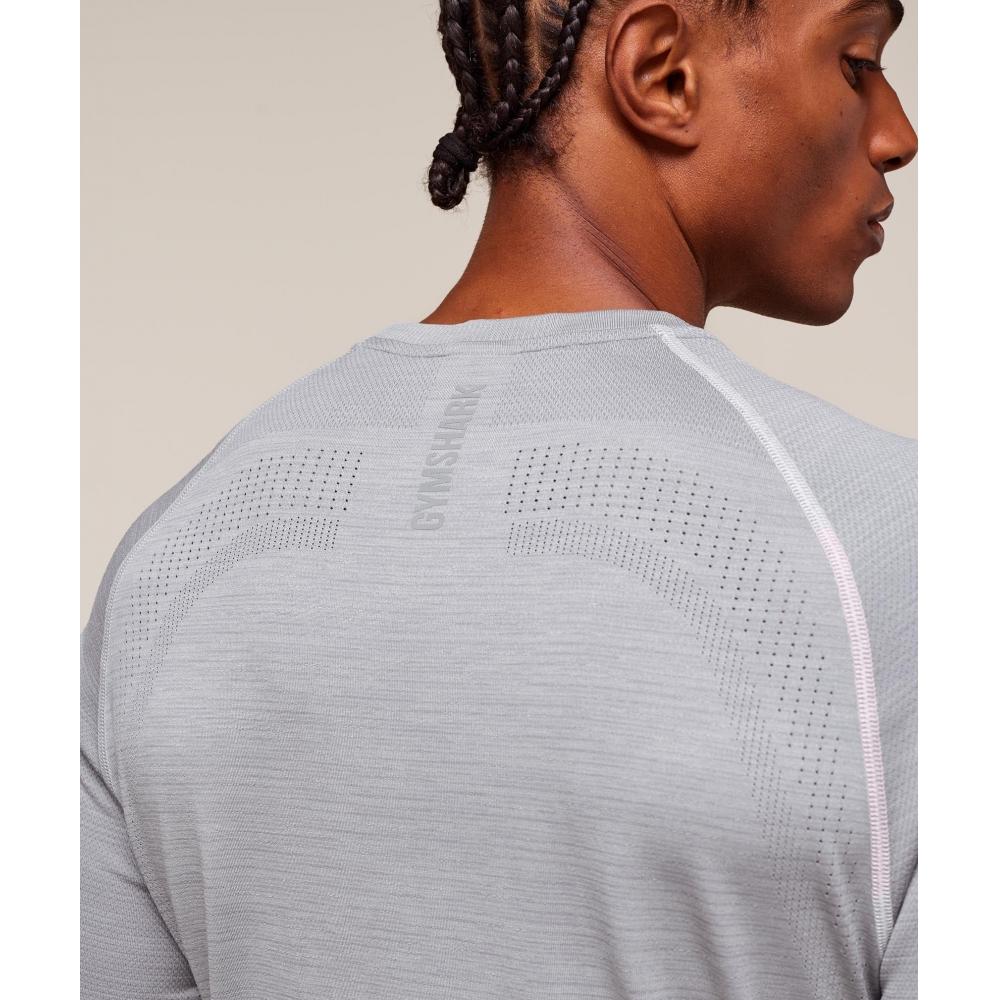 Gymshark VersaTile Seamless T shirT lighT Grey Smokey Grey A3b2u Gb8v