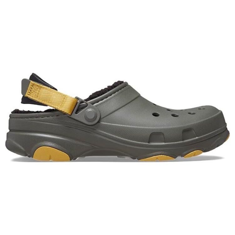 Crocs EVA Comfortable Casual Clogs Unisex Footwear Olive 207936-3J5