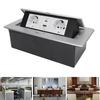 Recessed Power Strip, Integrated Retractable Socket for Worktop, 20W, USB Fast, Rainproof, for Home Worktop
