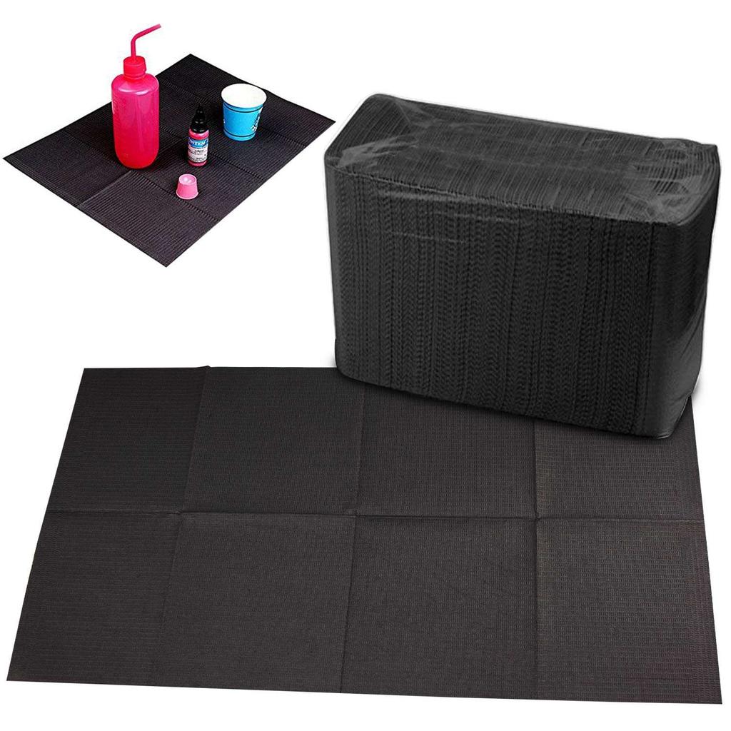 125pcs/bag Medical Tattoo Bibs Absorbent Dentist Napkins Waterproof Backing Disposable Nail Table Cover for Tattoo and Nail Art