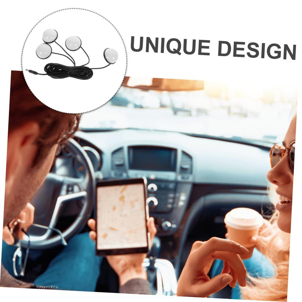 BUGUUYO Car Light Footrest Compatible Interior Ambient Lighting Car Interior Lamp for Truck Improves Night Visibility Car Accessories