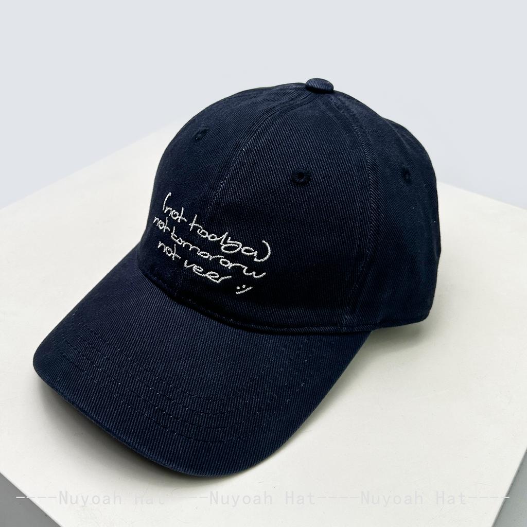 Baseball Letteringing Alphabet Stitched Simple KFashion Style Korean Women Men Her Him For Fresh Caps Peaked Hats Sunshade Personal Versatile