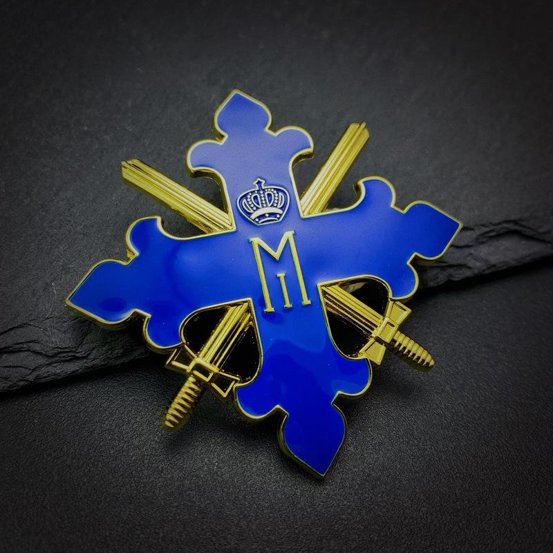 

Румынская медаль «Михай Храбрый», Синяя, Значок-крест, Немецкая медаль, Рождественский кулон-подарок, Рождественский подарок, Наполнители для чулка