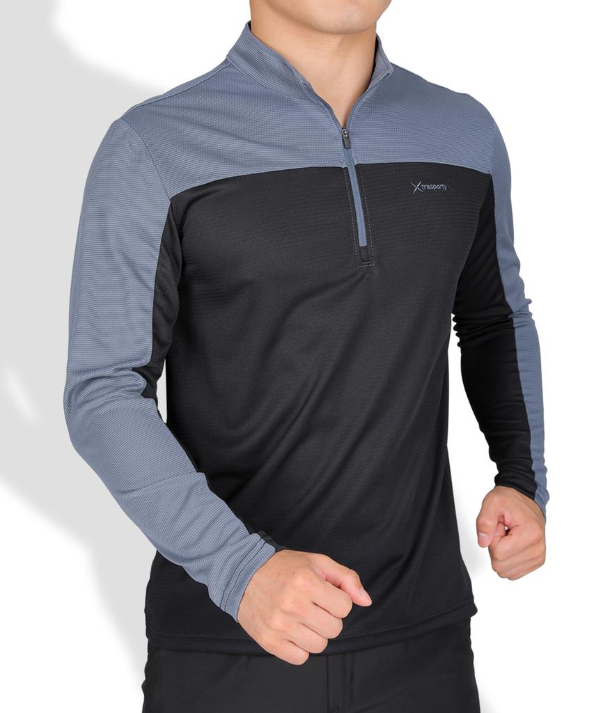 EXTRASPORTY On The Rock Men'S Long Sleeve Zip-Up T-Shirt 5 Colors (Type A)