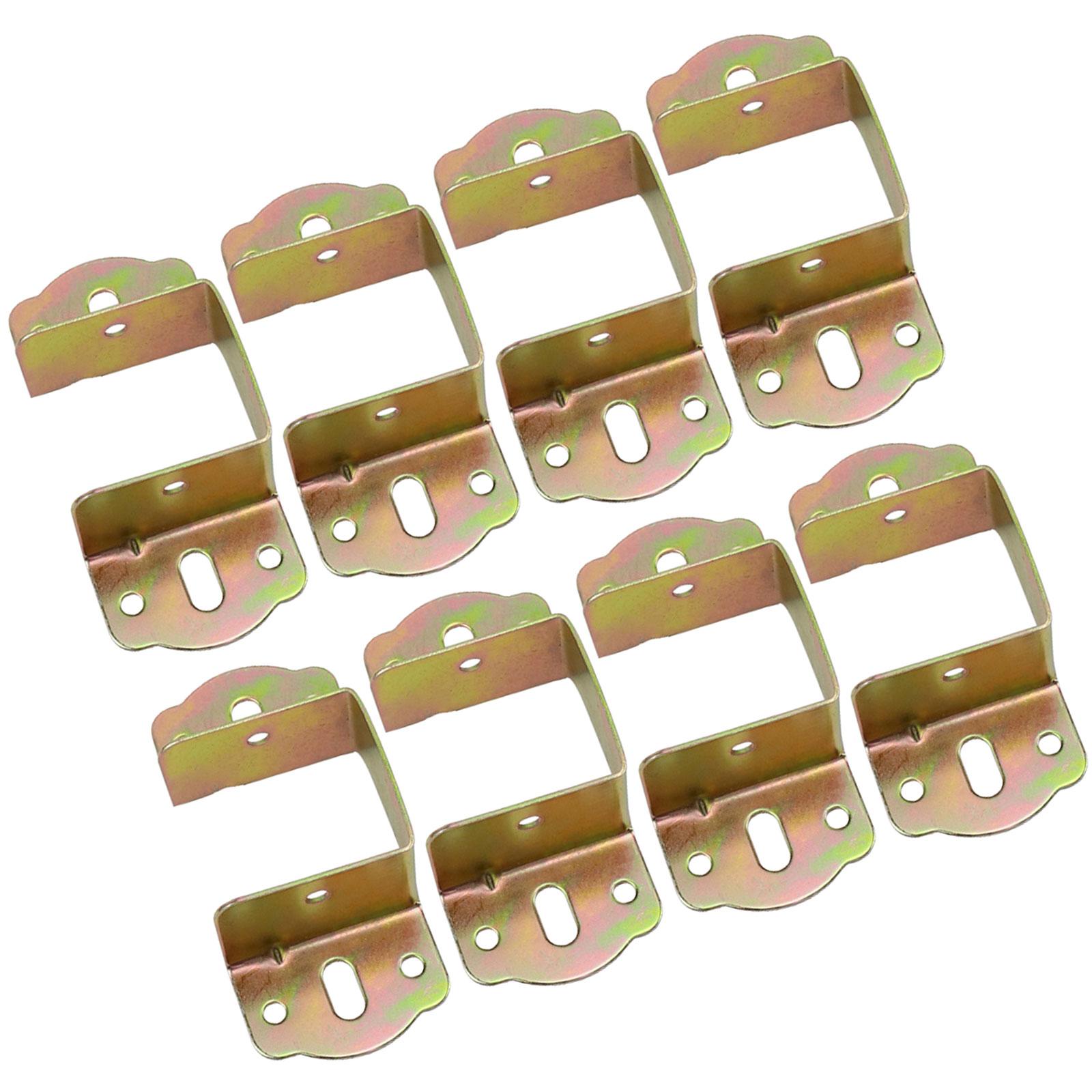 

8 шт. Кронштейни-стабілізатори каркаса ліжка, Петлі для ліжка, Тримачі для каркаса ліжка, Проста установка для безпечного та стабільного середовища для сну F