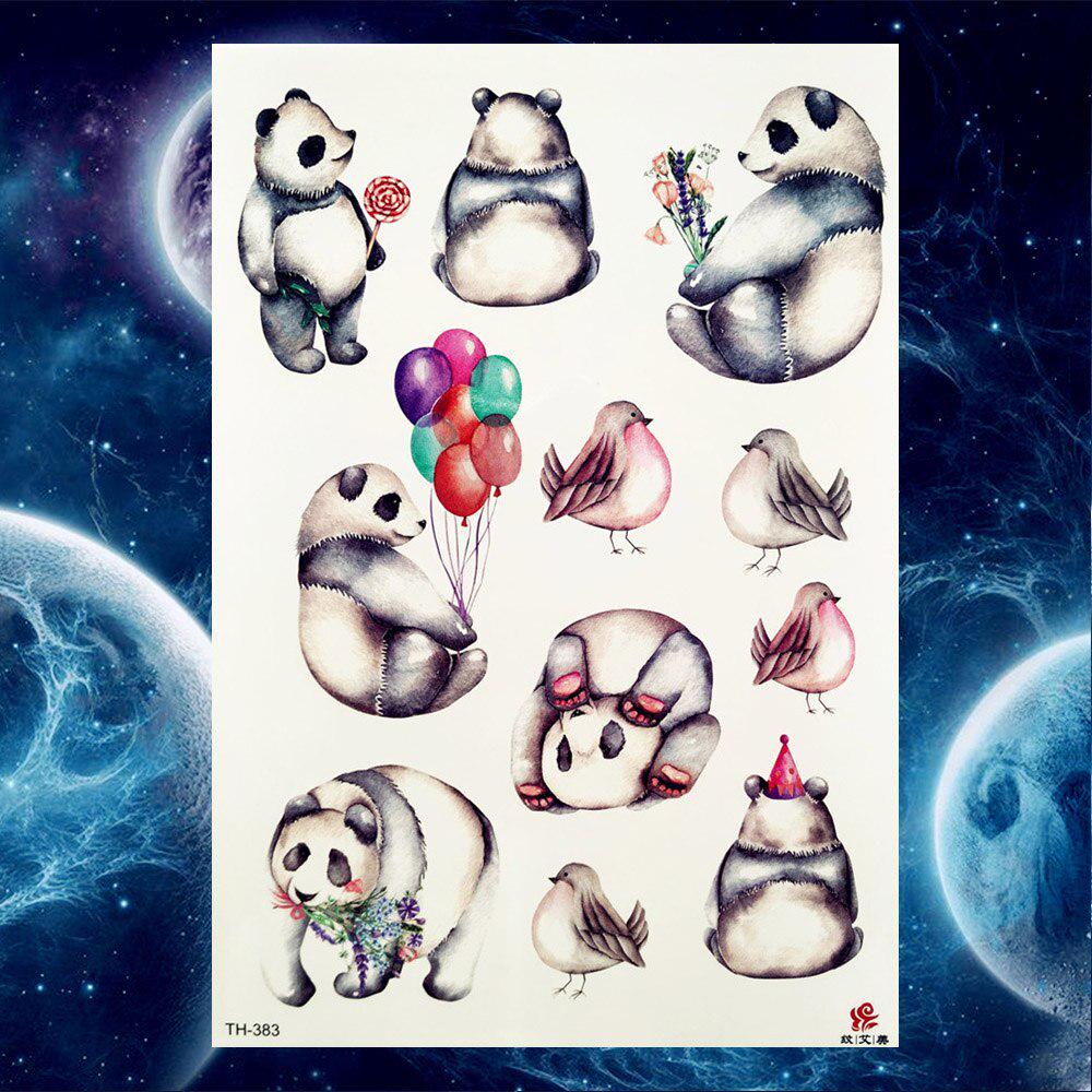 1pz Acquerello Bambini Cartoni Animati Adesivi Unicorno Panda Tatuaggi Temporanei Carini Fenicottero Cavallo Tatuaggi