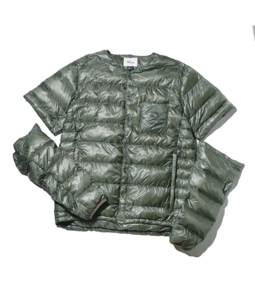 NANGA INNER DOWN CARDIGAN DETACHABLE SLEEVE Down Cardigan with Detachable Perfect for Fall and Available in and Keeps you warm and protected from the