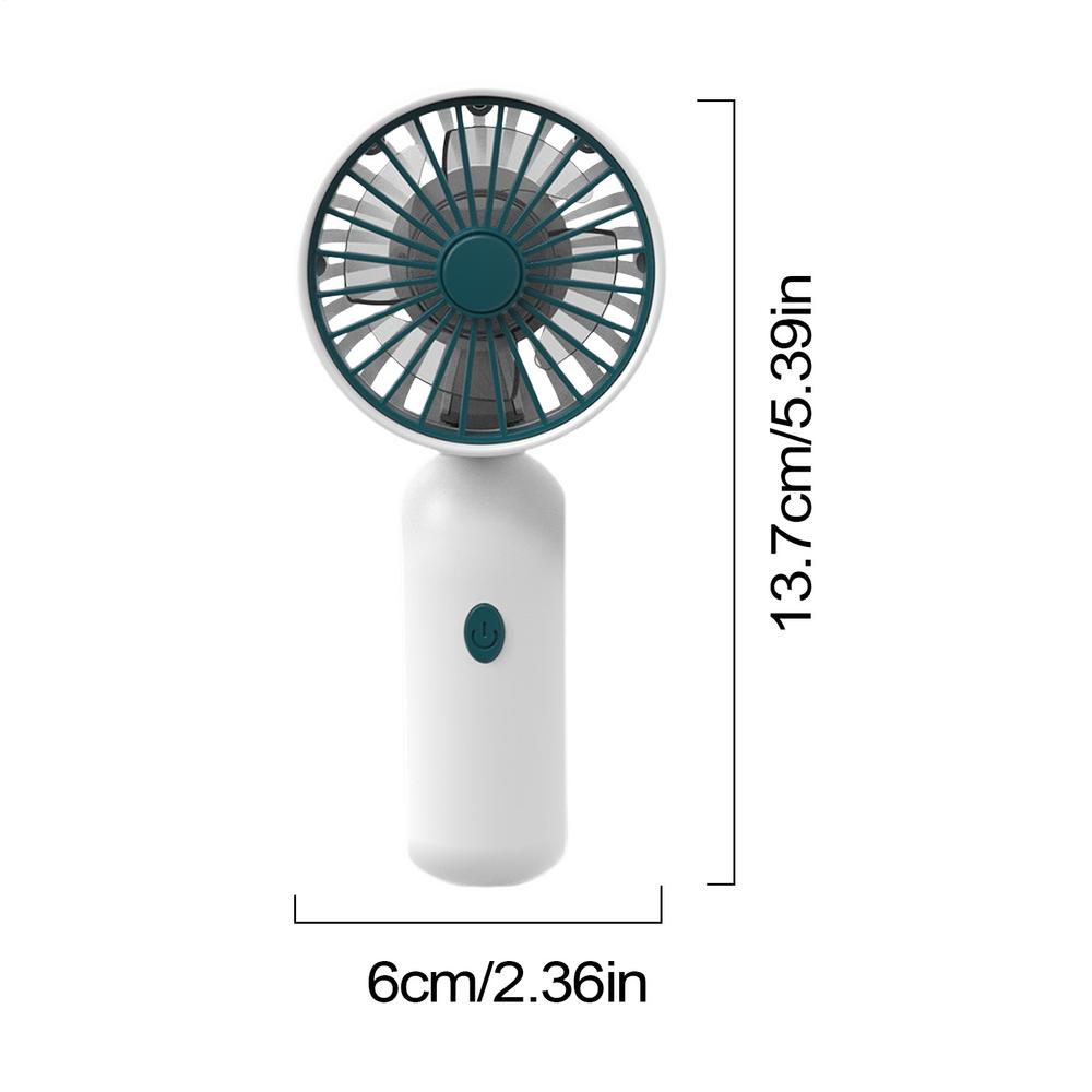 Small Hand Held Fan 3 Speed USB Wind Powerful Small Fan For Travel Silent Lightweight Workplace Cooling Device For Students