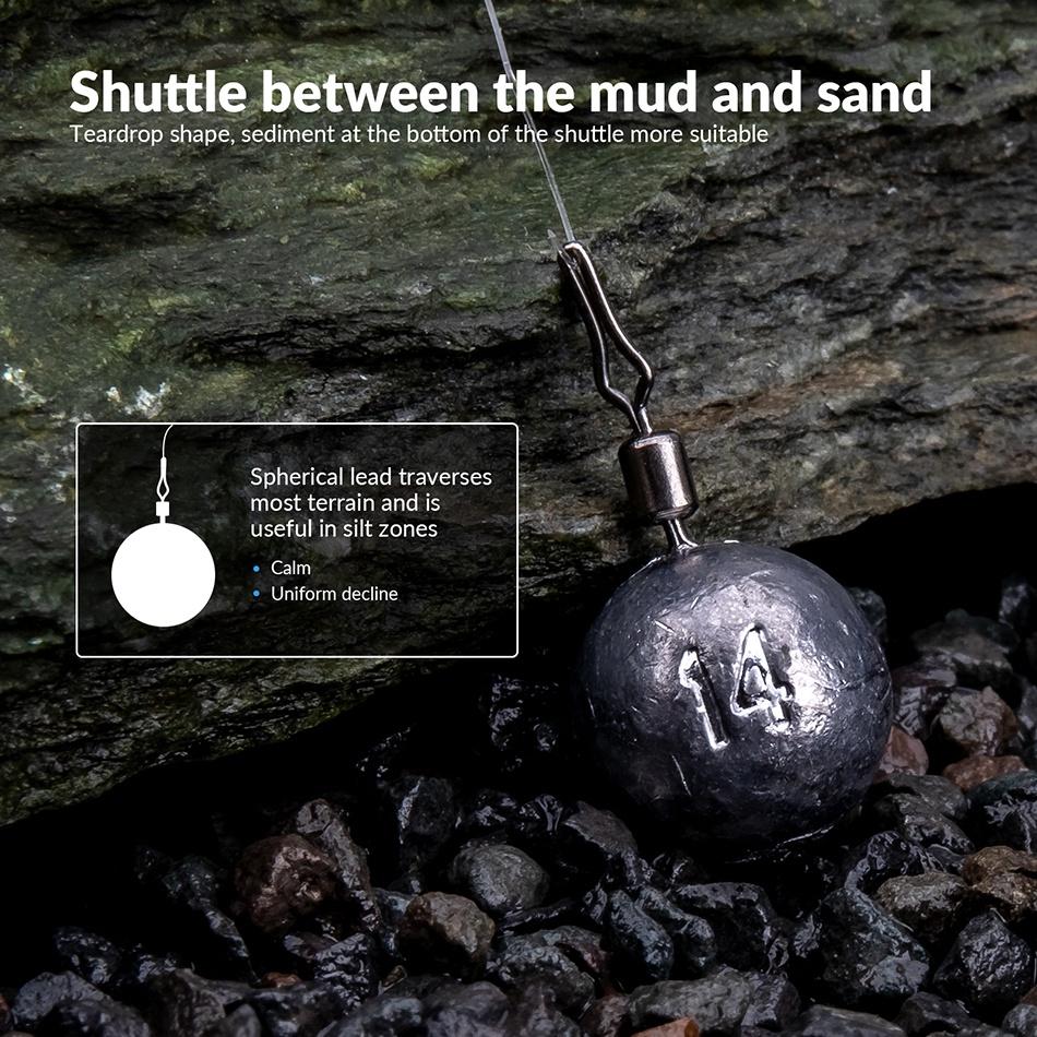 10pcs 3.5g 5g 7g 10g 14g 20g Fishing Weight Sinkers For Drop Shot Fishing Tackle Accessories