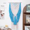 European-style hand-woven cotton rope tapestry tassels for home wall hanging decorative soft furnishing collection