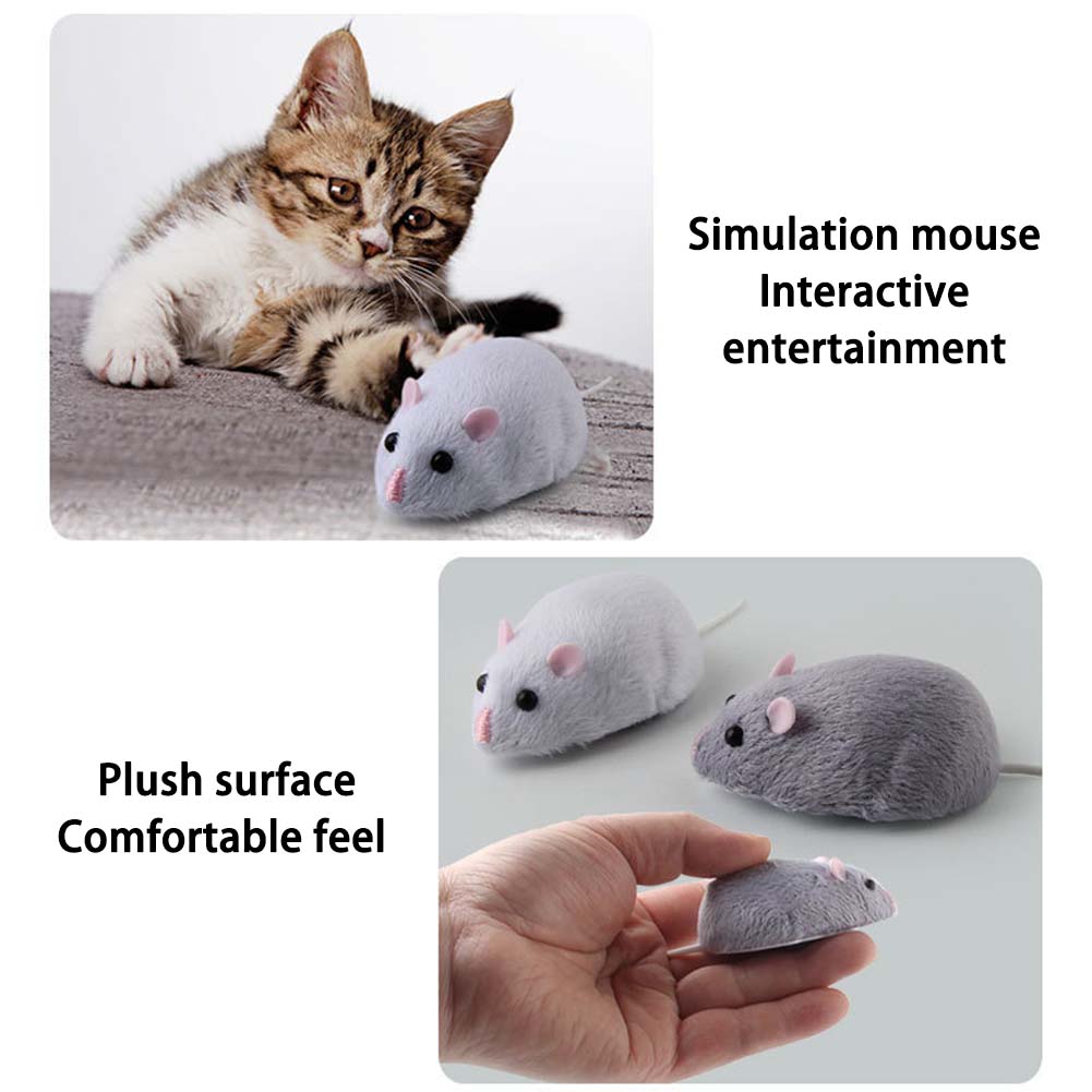 Wireless Remote Control Rat Toy Simulation Infrared Electronic Mouse Model For Cat Dog Scary Trick Toys