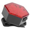 Bicycle Tailight USB Rechargeable Hexagon Safe Warning Flashing Rear Light Cycling Light