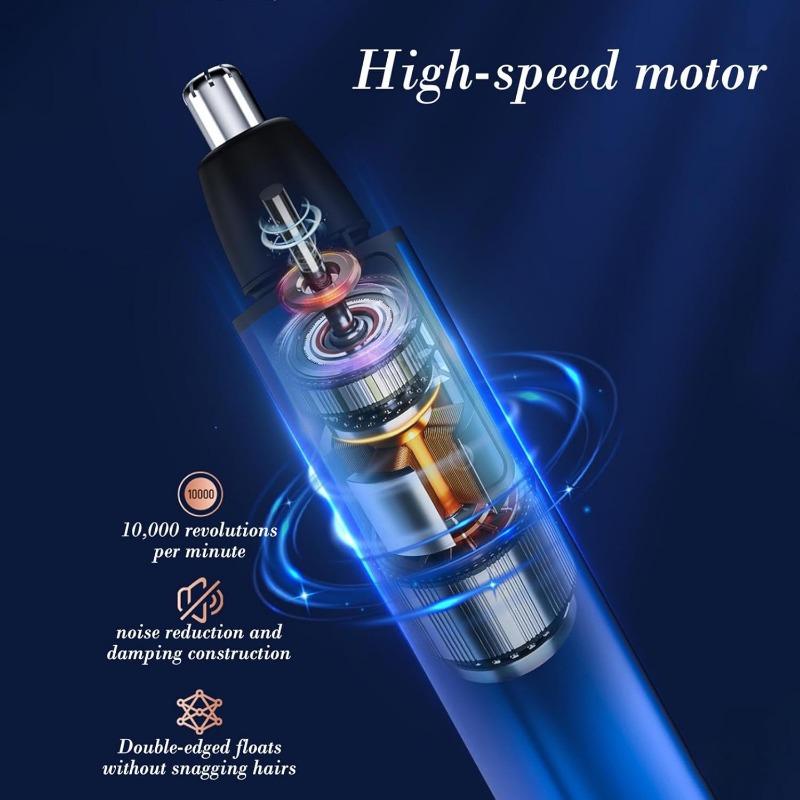 Nose Hair Trimmer for Men, Electric Nose Hair Trimmer, Portable, Waterproof, Rechargeable Trimmer, Easy To Clean