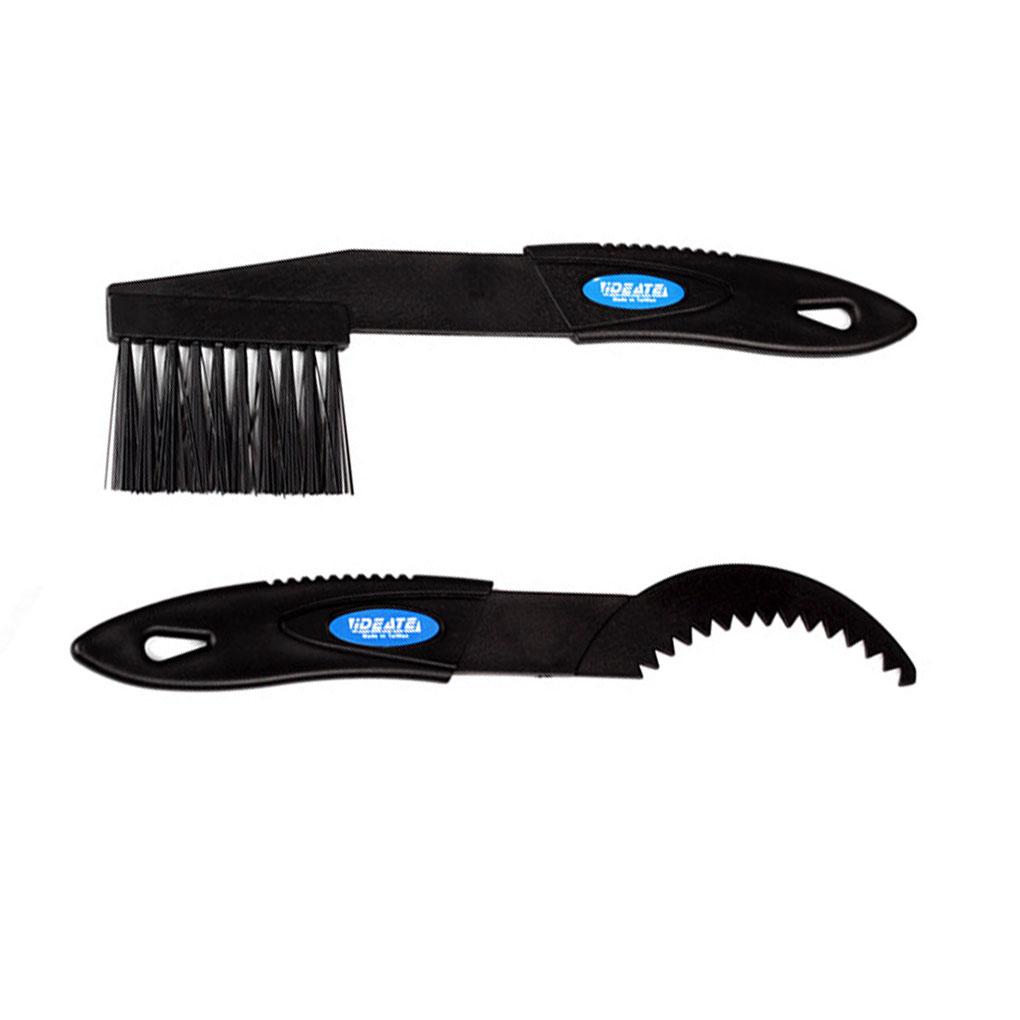 2 szt. Szczotka do łańcucha roweru górskiego Środek do czyszczenia zębatek Narzędzie do szorowania Zestaw do czyszczenia roweru szosowego