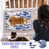 Dog Cooling Mat Dog Cooling Crate Gel Pad Heat Dissipation Summer Relaxation Pet Sleeping Accessories For Backyard Kennels
