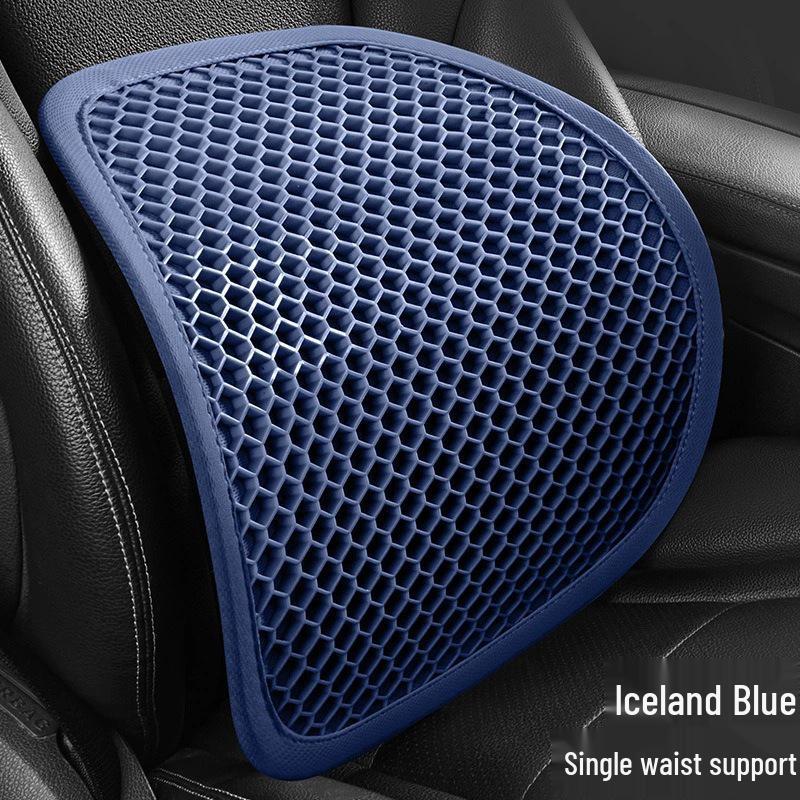 Zhongheng Yaz Buz İpeği Petek Jel Havalandırmalı Araba Bel Desteği Yastığı