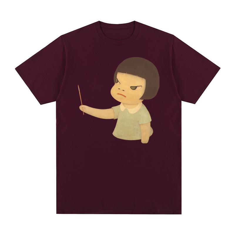 Yoshitomo Nara Nowa 2026 Vintage Koszulka Moda Streetwear Impreza Bawełna Męska Koszulka Nowa Koszulka Koszulka Damskie Topy