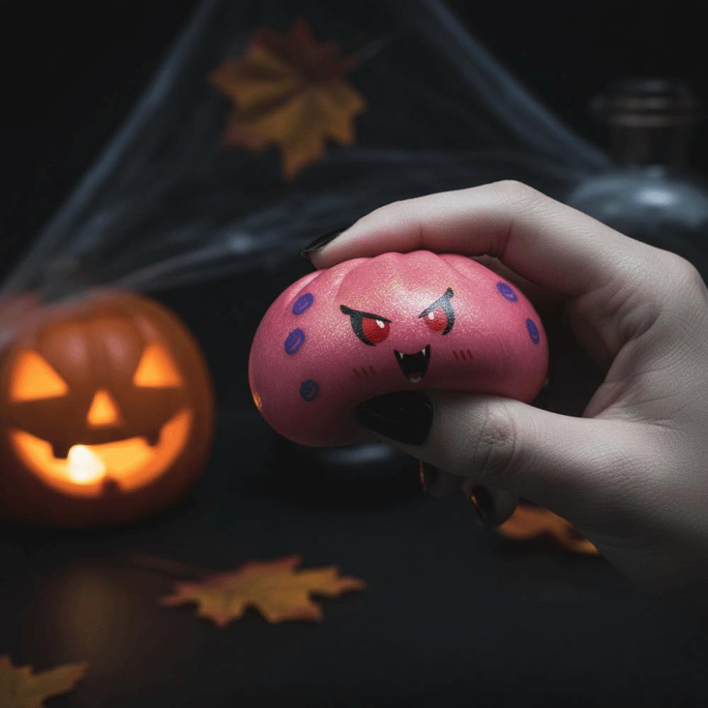 Lightweight Pumpkin Bun Squishy Baozi Spooky Soft TPR Toy Dumpling Squeeze Toy Adults