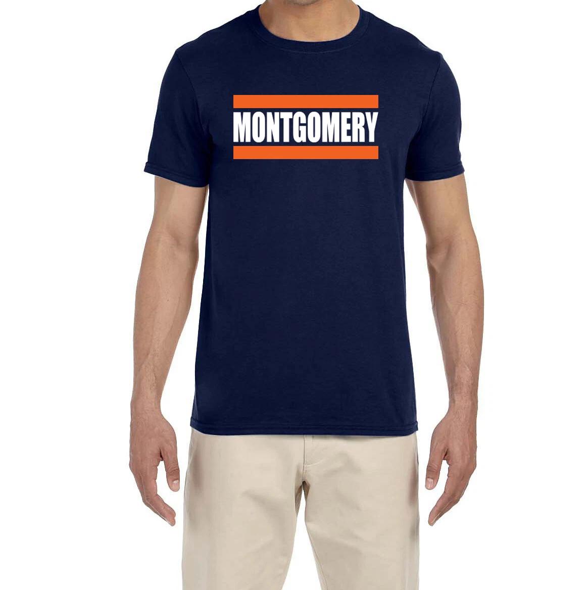 Chicago Bears David Montgomery Logo T-Shirt M
