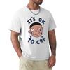 Its Ok to Cry TShirt Utility Work Short Sleeve Top