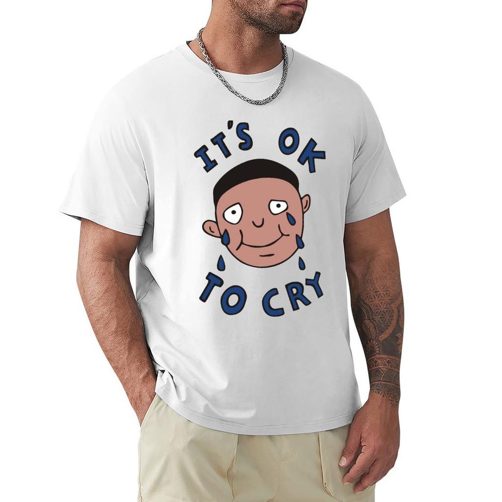 Its Ok to Cry TShirt Utility Work Short Sleeve Top