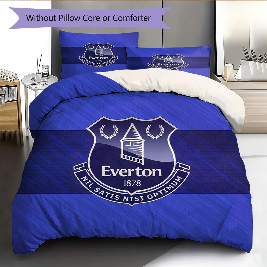 Set Copripiumino Trapuntato con Fantasia Everton Decorazione per la Casa Regalo (1 * copripiumino + 2 * federe senza imbottitura)