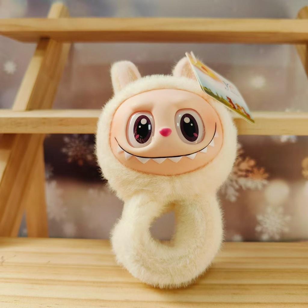 

Bubble Mart Plush Toy Doll Wrist Style Papa Circle Multiple Colors белый