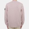 Stone Island Ribbed Solid Color Crew Neck Sports Long Sleeve Comfortable Knit Sweater Men sweater Light-Purple 801562656-V0080