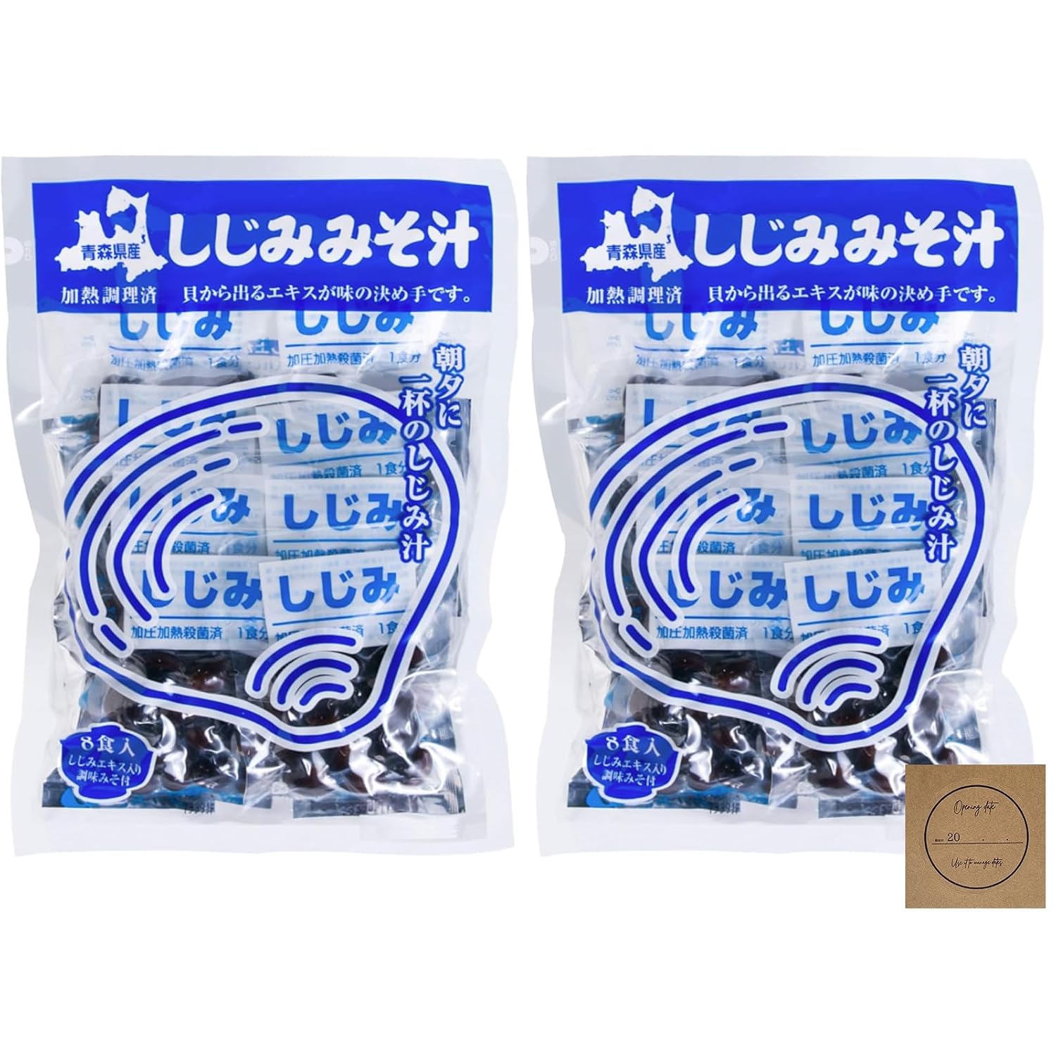 Aomori Prefecture Shijimi Miso Soup 16 servings Shijimi-chan Honpo instant extract raw type retort pouch domestic seal