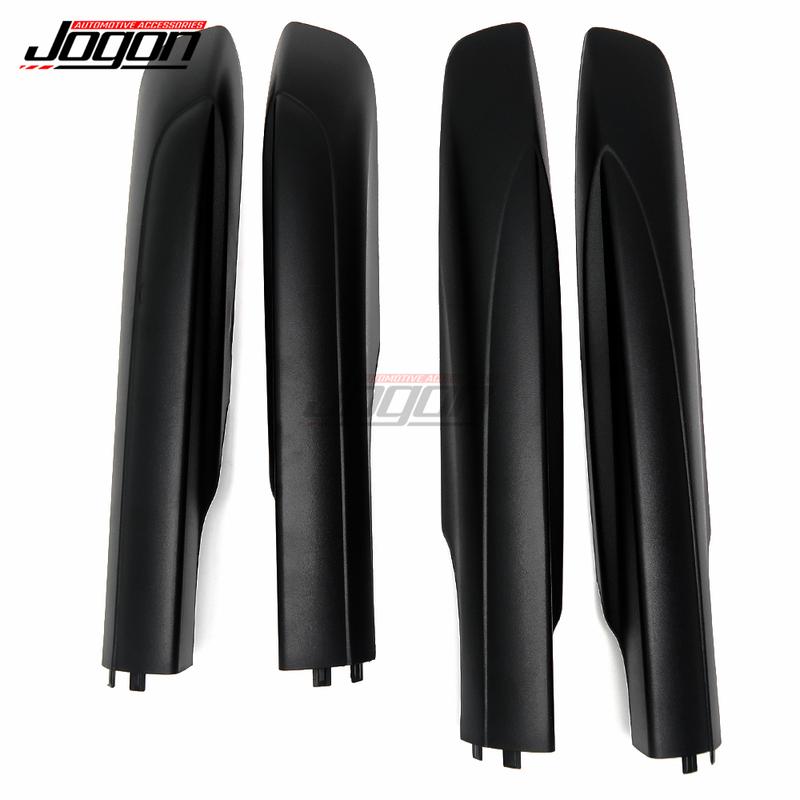 Náhradní 4 ks/sada Pro Toyota Sienna 2011 2012- Černý Střešní nosič Bar Kolejnice Koncovka Kryt Lišta Auto Příslušenství Ochrana