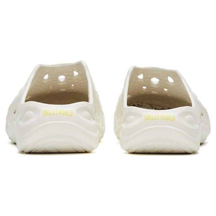 Anta Tide Worship 1.0 Non-Slip Wear-Resistant Silent Slide Sandals Men Footwear White 112338501-1